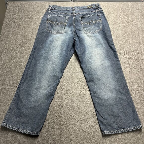 Vintage Paco Jeans Mens 36X28 Blue Denim Y2K Baggy Wide Leg Skate Grunge